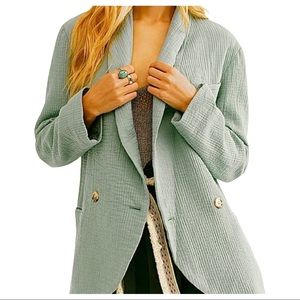 Free People Rowan Cotton Blazer